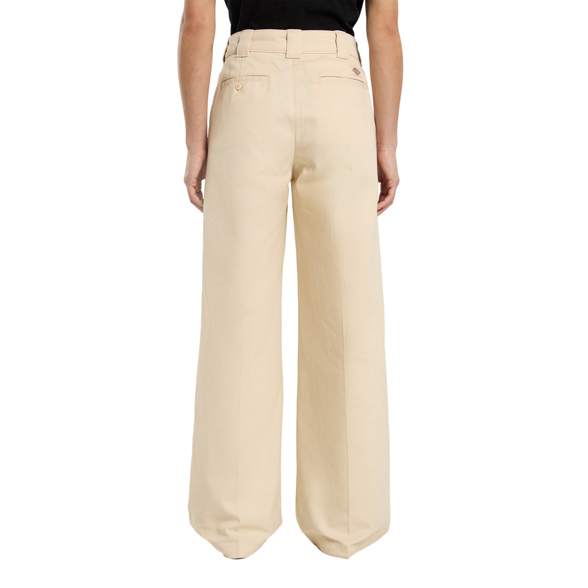 W WIDE LEG PANT WOOD ASH