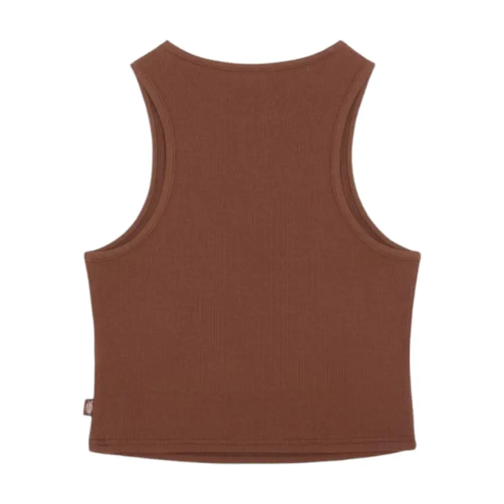 V Neck Top Brown