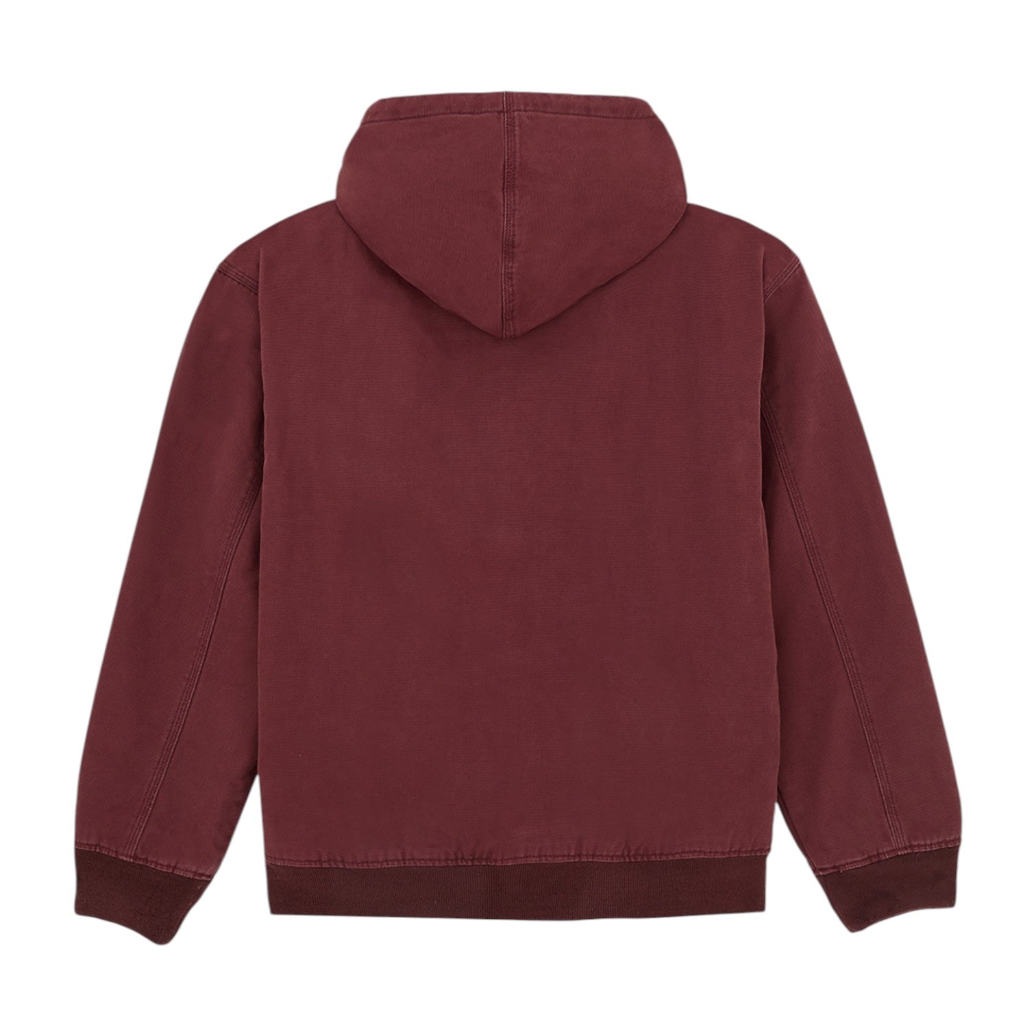 Hi ham Hooded Canvas Jacket Bordeaux