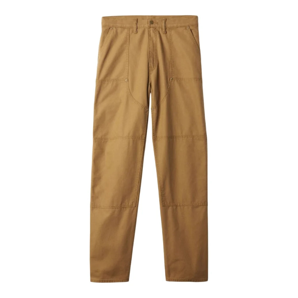 Double Knee Canvas Carpenter Pant Beige