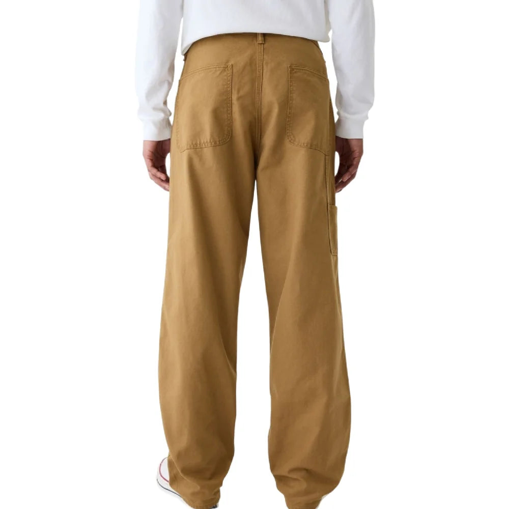 Double Knee Canvas Carpenter Pant Beige