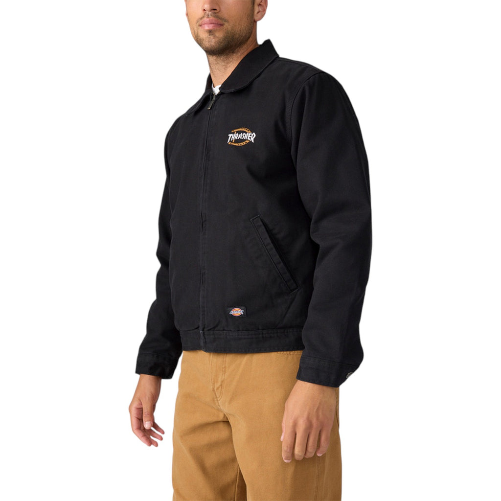 THRASHER X DICKIES JACKET BLACK