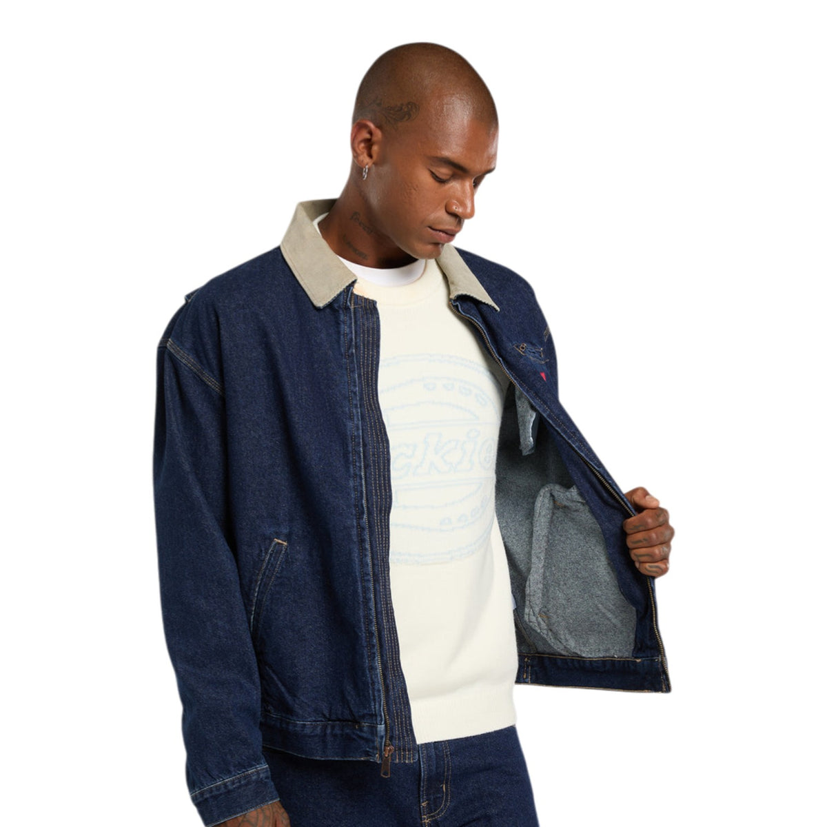 DENIM PAINTER JACKET DARK INDIGO