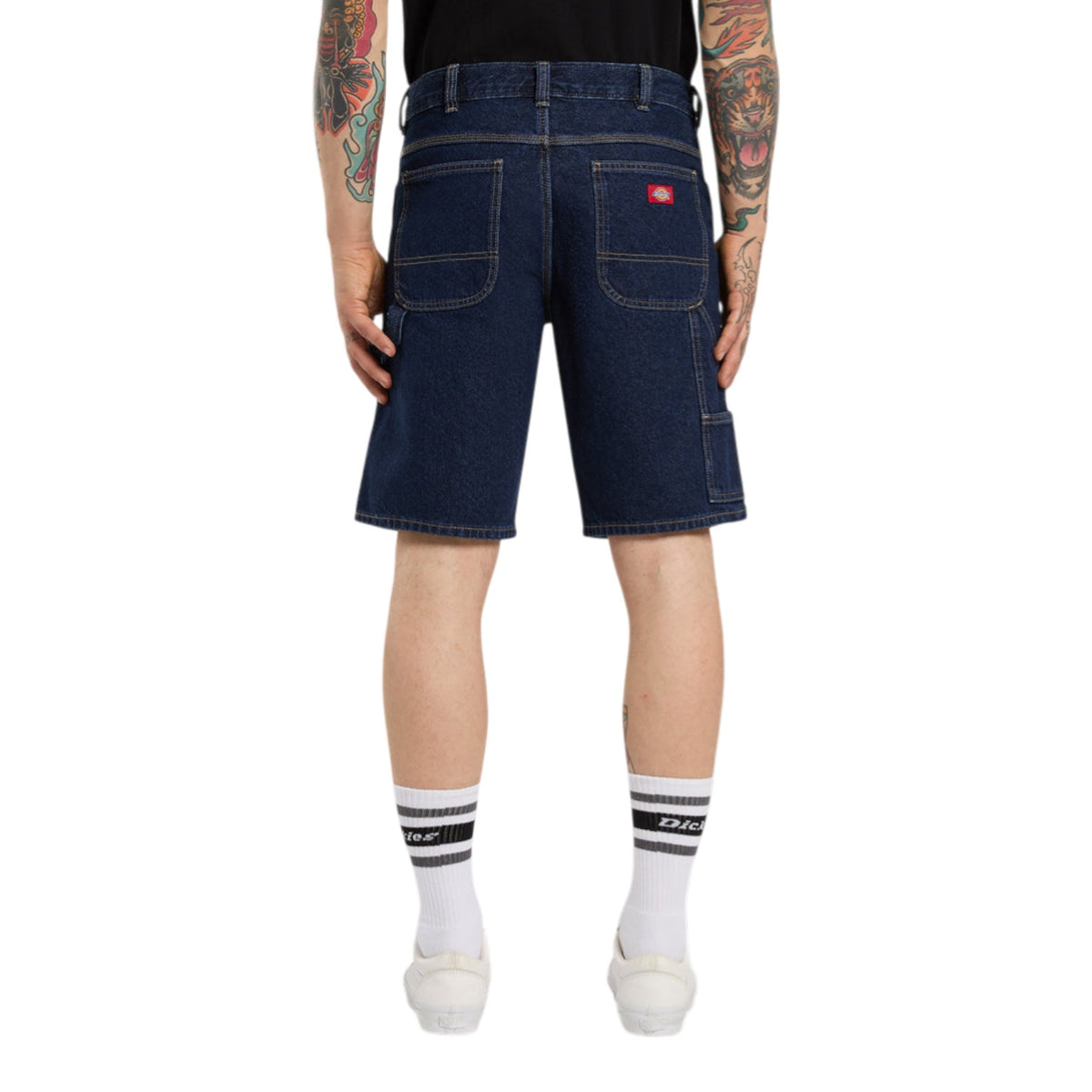 993 11 INCH CARPENTER SHORT JEANS DARK INDIGO