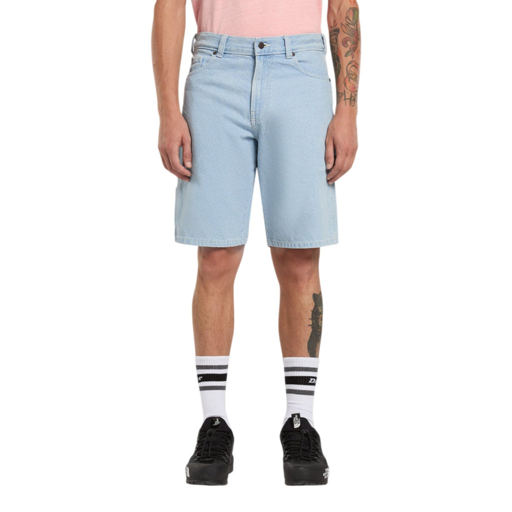 993 11 INCH CARPENTER SHORT JEANS VINTAGE AGED BLUE