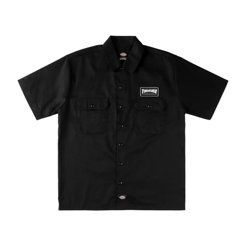 Thrasher X  Work Shirt Black