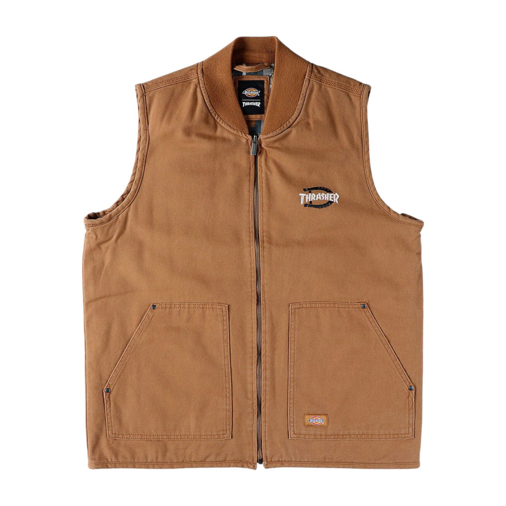 Thrasher X  Vest Brown Duck
