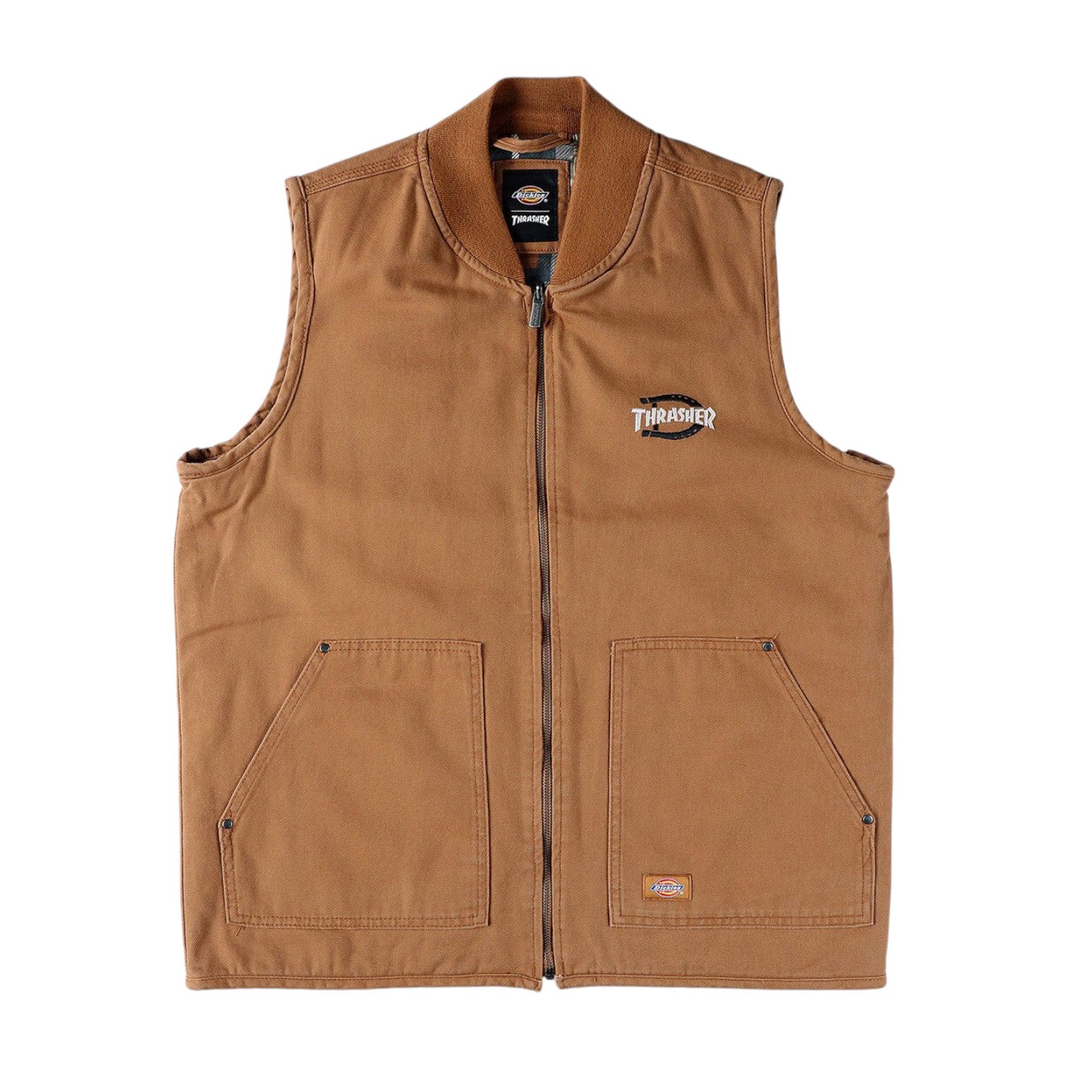 Thrasher X  Vest Brown Duck