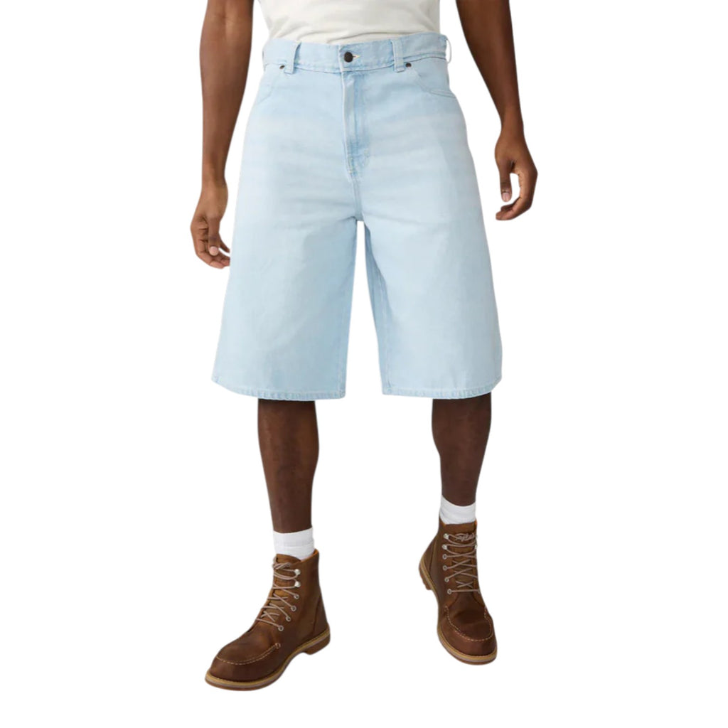 958 13 INCH LOOSE SHORT JEANS FOG BLUE
