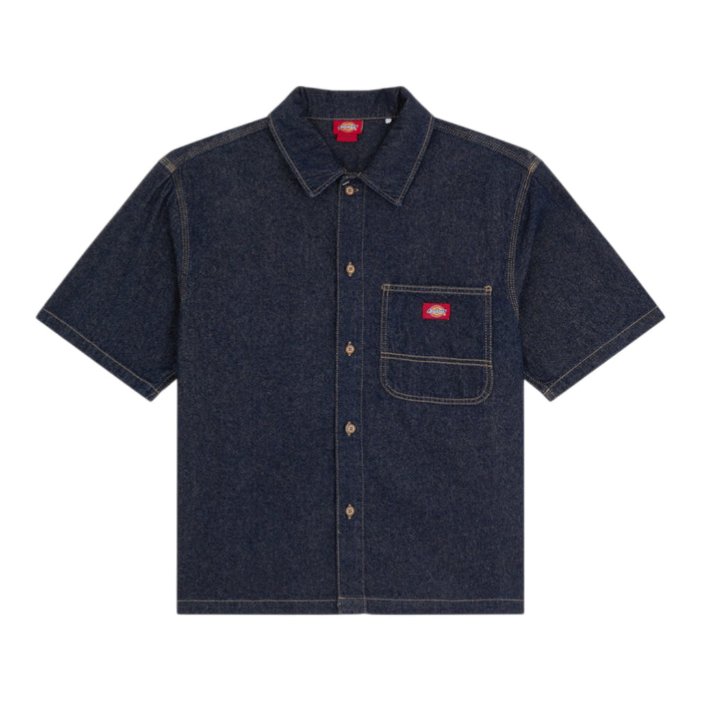 DENIM SHIRT SS RINSED