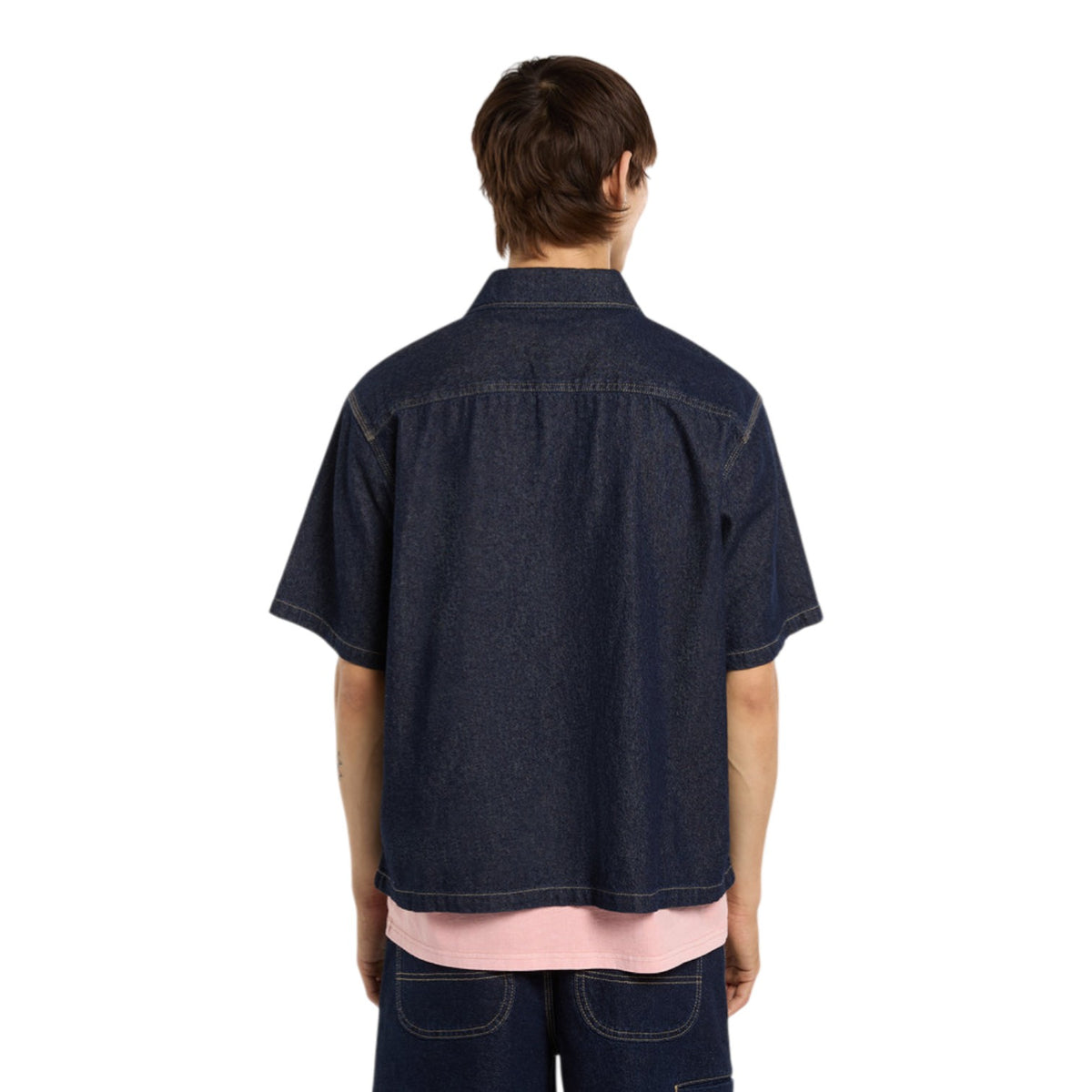 DENIM SHIRT SS RINSED