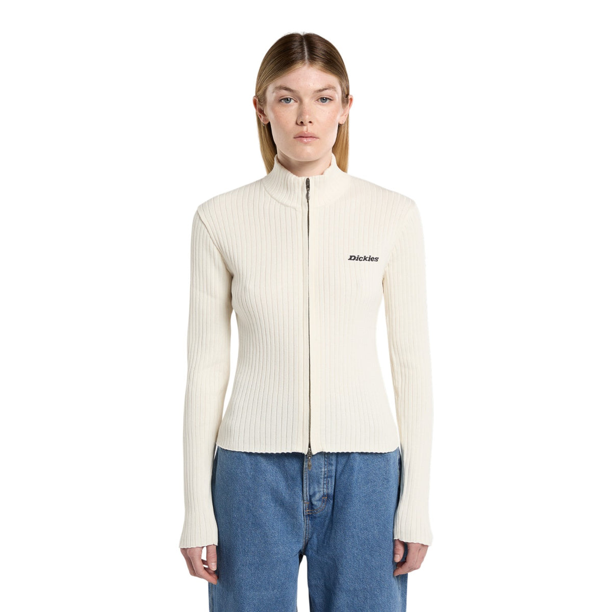 WELLSVILLE FZ KNITWEAR W EGRET