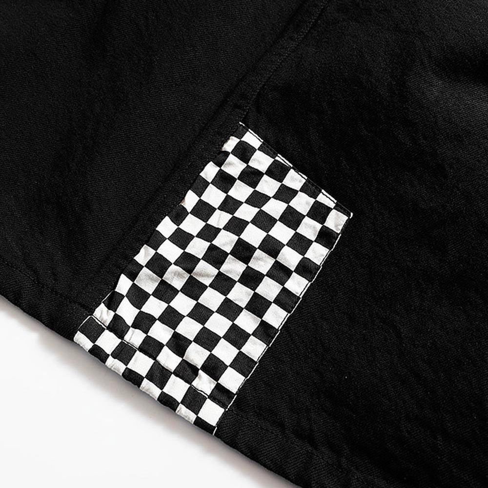 Patchwork Coverall Rinse