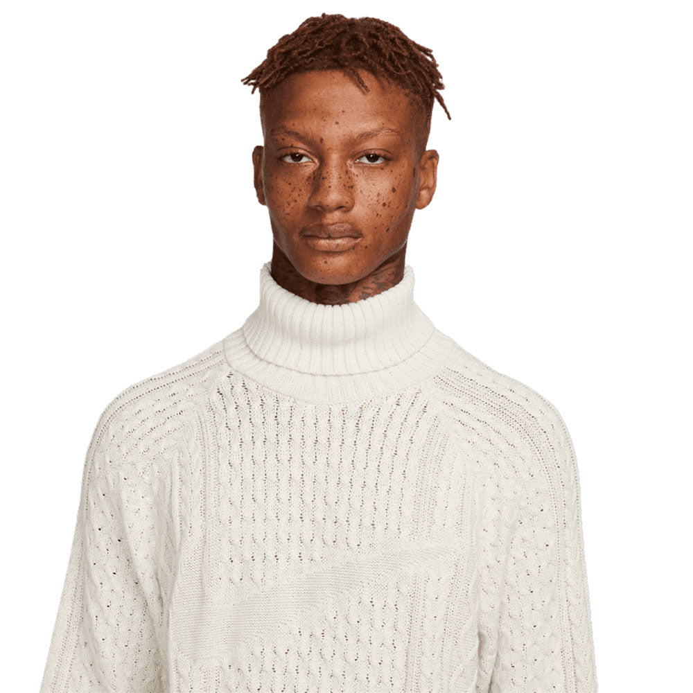 M NL CABLE KNIT TURTLENECK