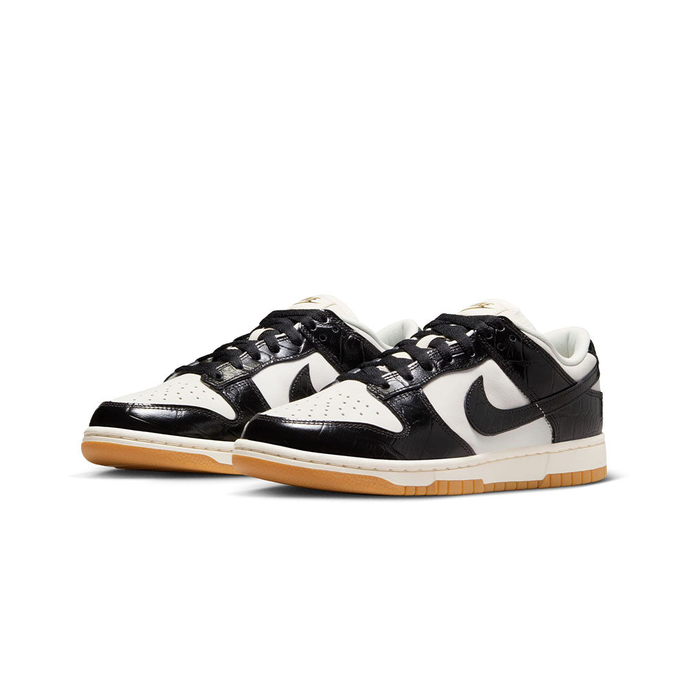 Nike Dunk Low LX Black Croc Phantom