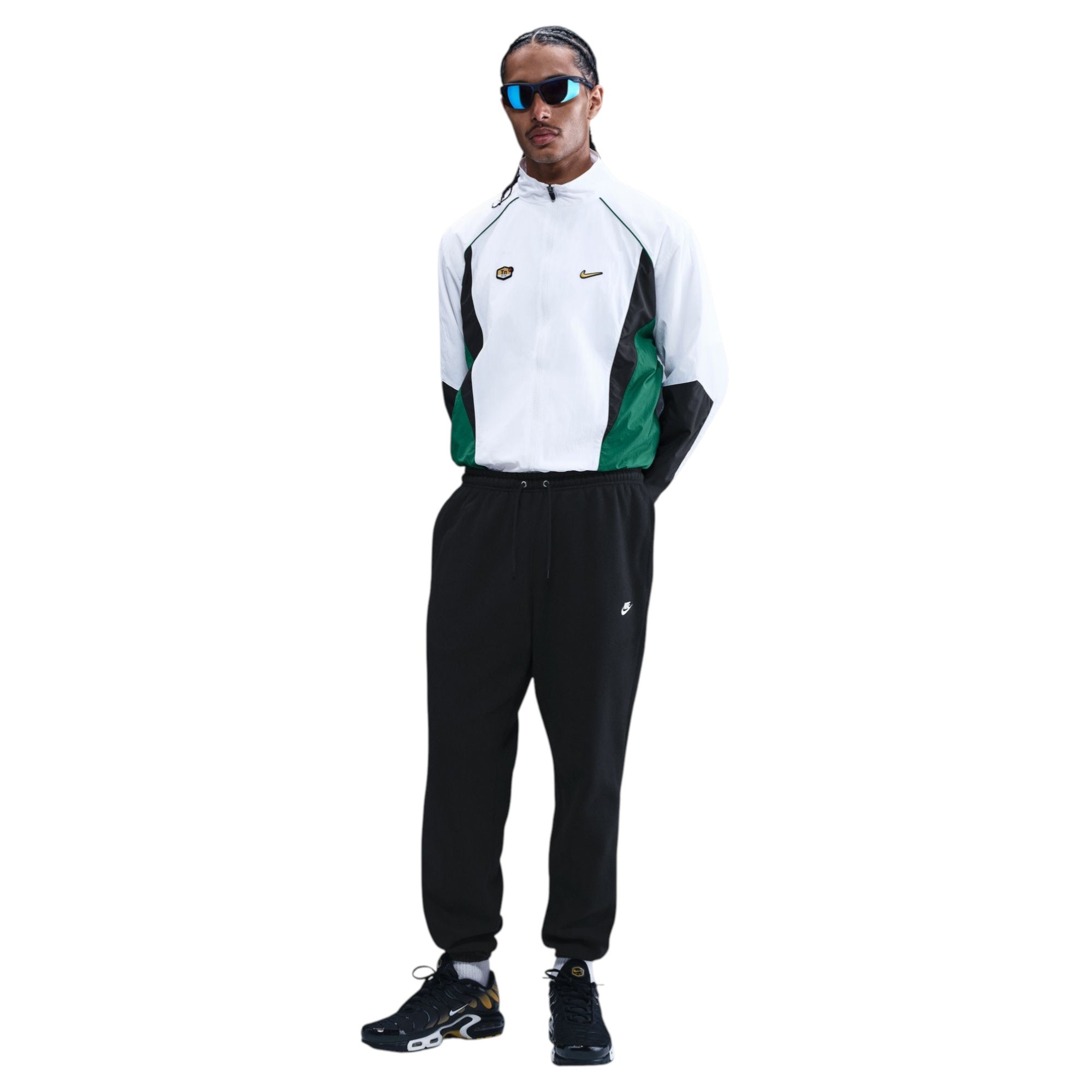 Club Cuffed Brushed Fleece Pants Black