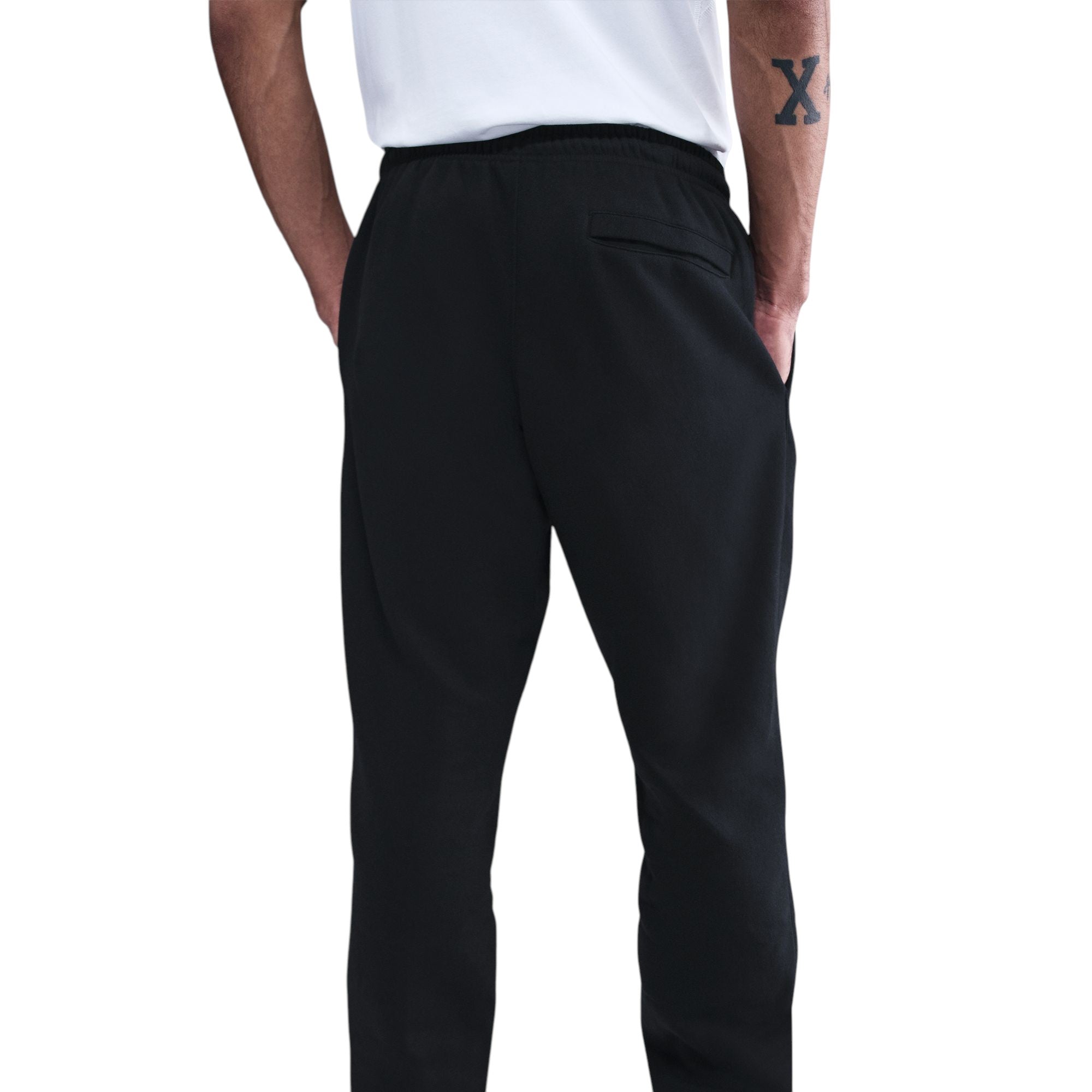 Club Cuffed Brushed Fleece Pants Black