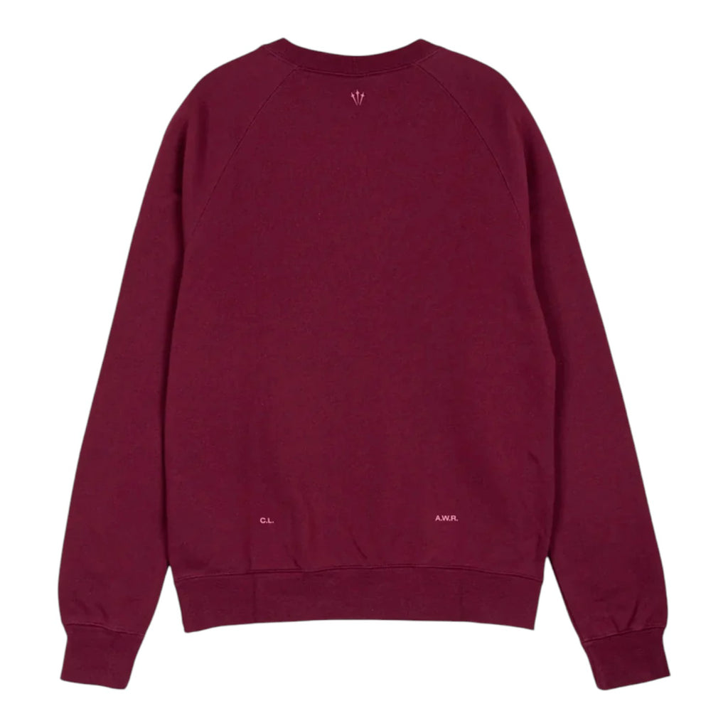 Nike x Nocta Fleece Crew Sweat Bordeaux