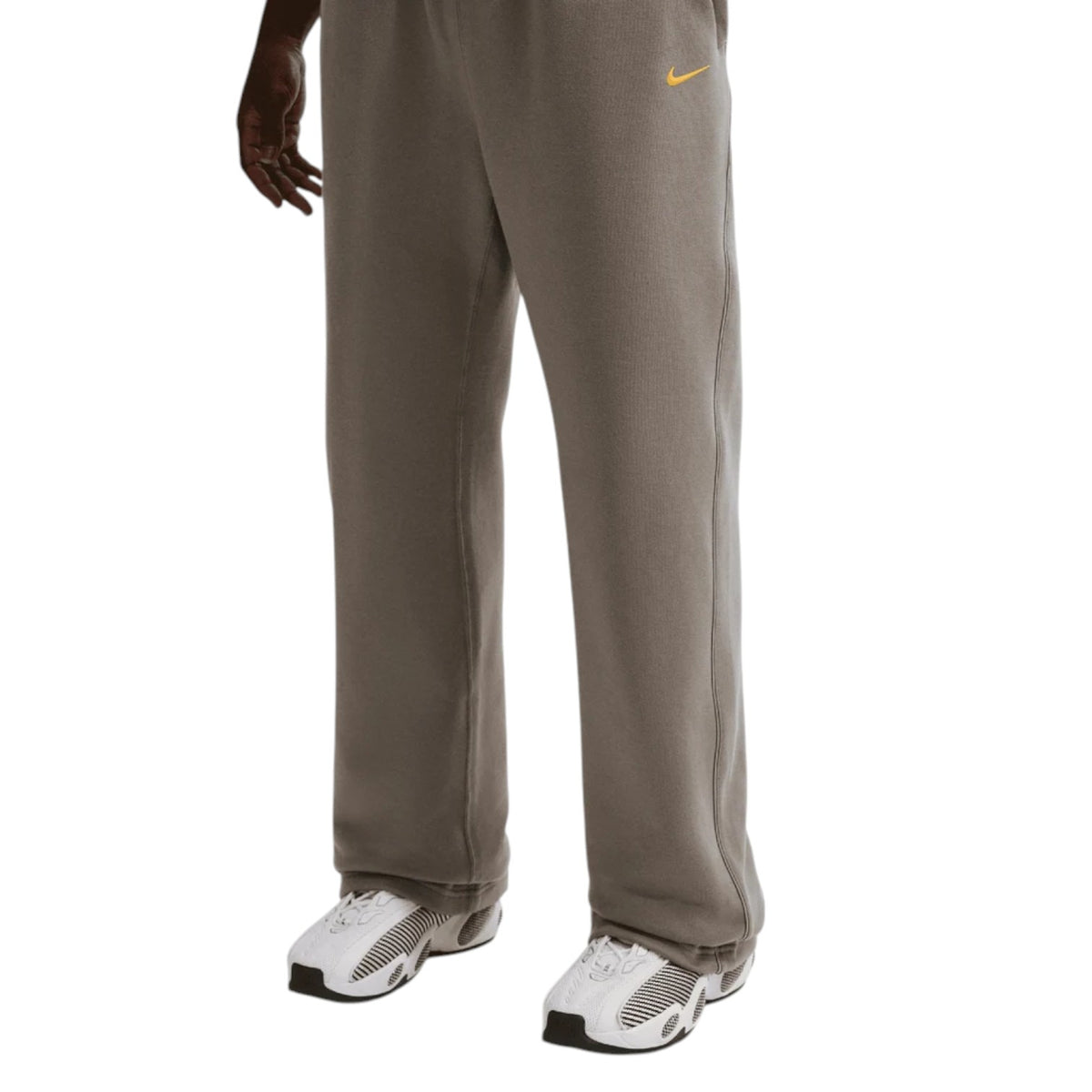 Pantaloni da tuta NOCTA Fleece CS con orlo aperto GRIGIO OLIVA