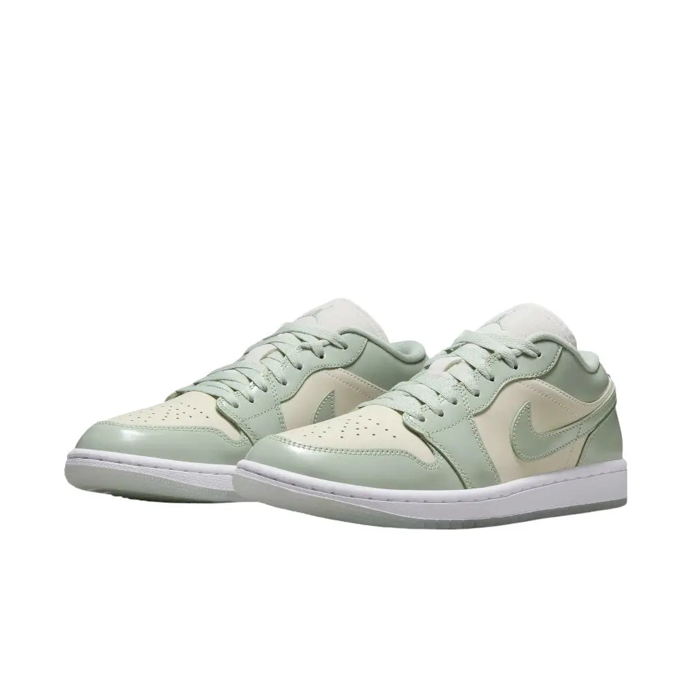 Air Jordan 1 Low Se Sail/Seafoam-Metallic Silver-White