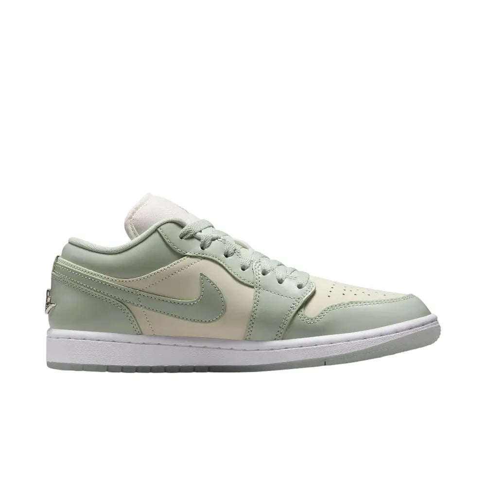 Air Jordan 1 Low Se Sail/Seafoam-Metallic Silver-White