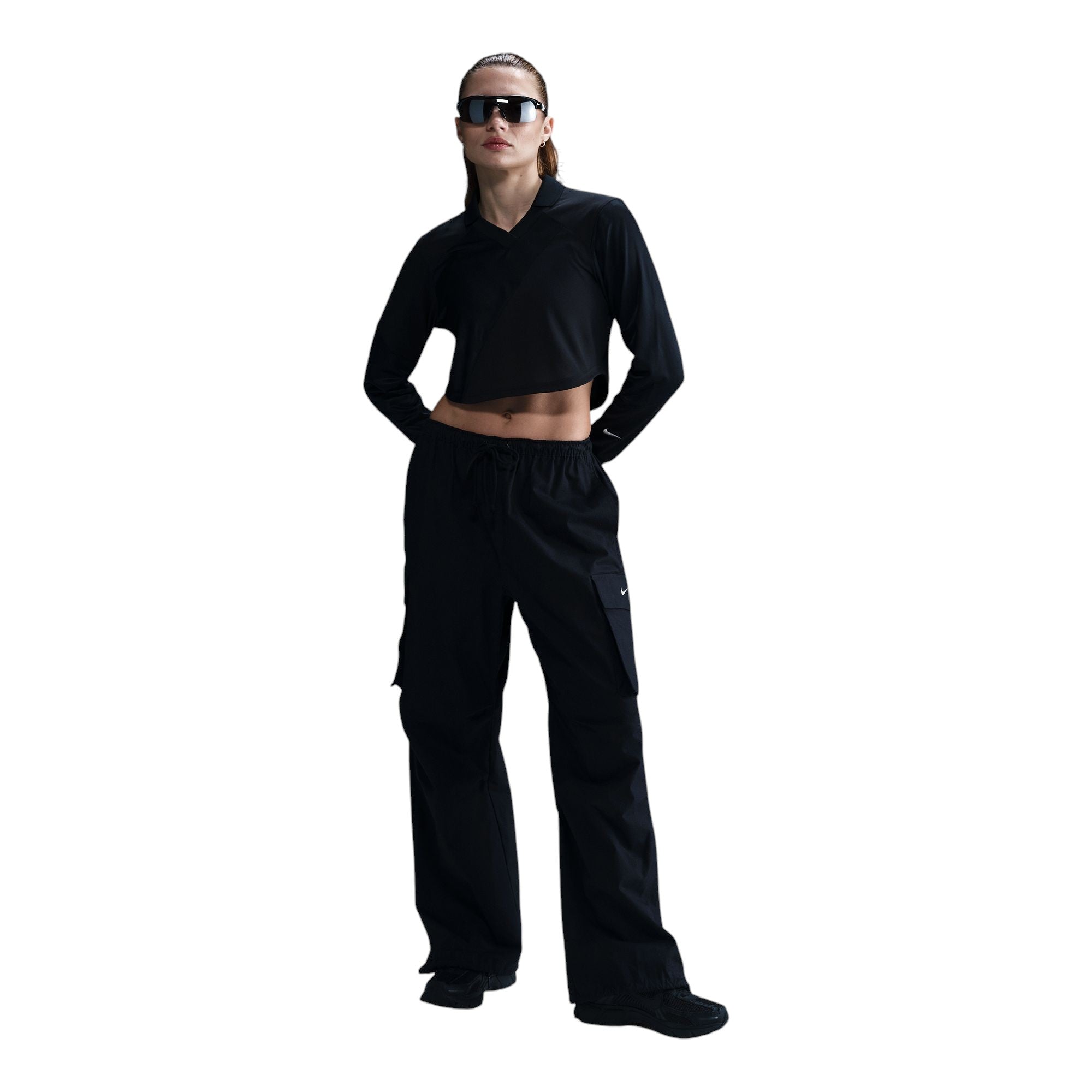 Sportswear Street Long Sleeve Crop Tshirt