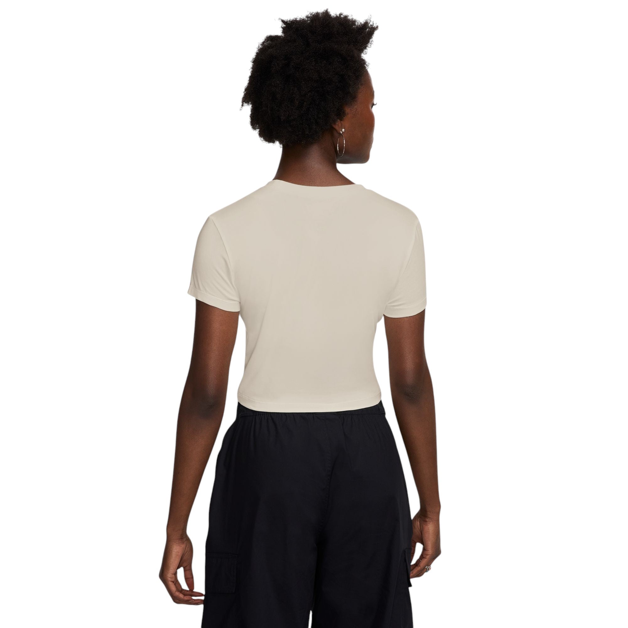 Sportswear Chill Knit Cropped T-Shirt Beige
