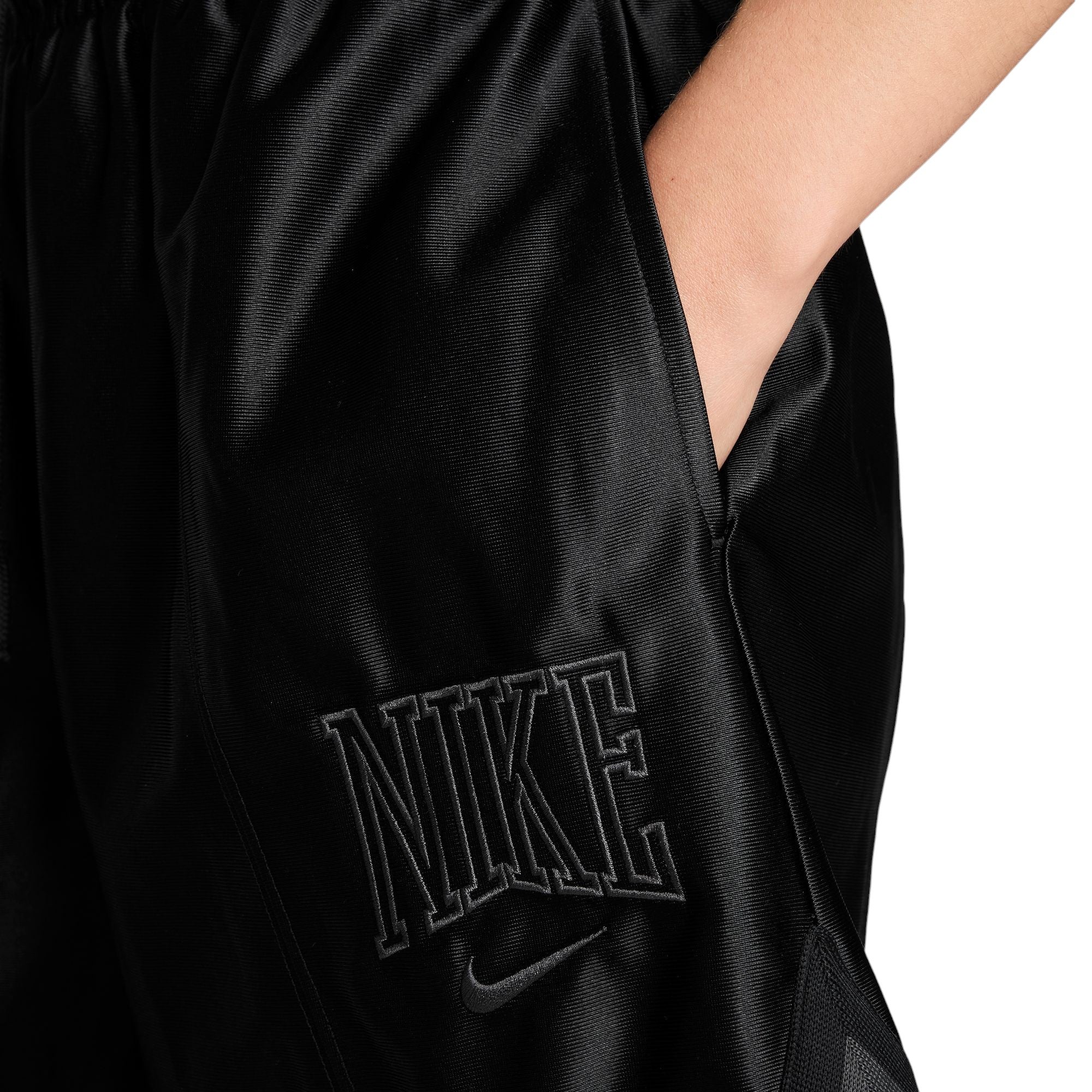 Loose Mid-Rise Graphic Short Black