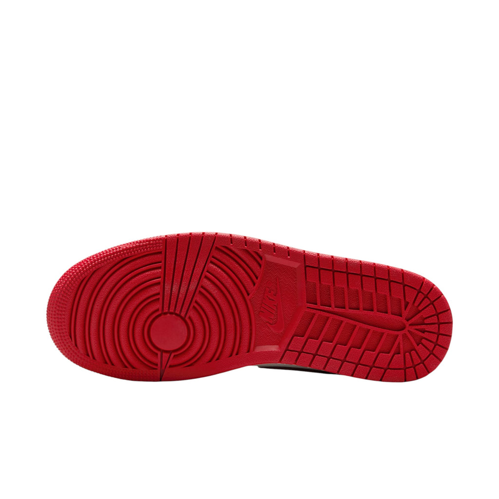 Jordan Air Jordan 1 Mid SE Red Cracked Leather