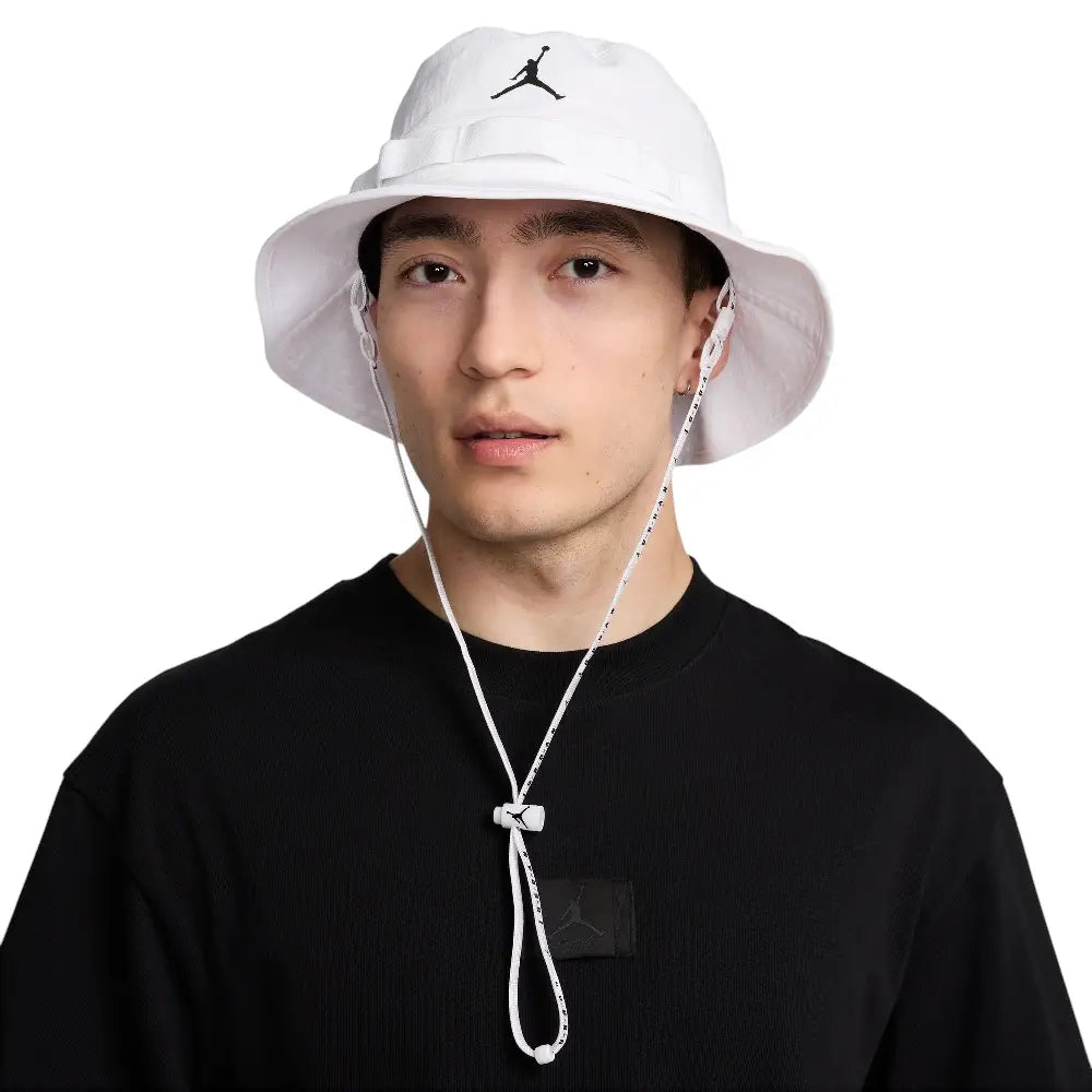 Jumpman Apex Bucket Hat White