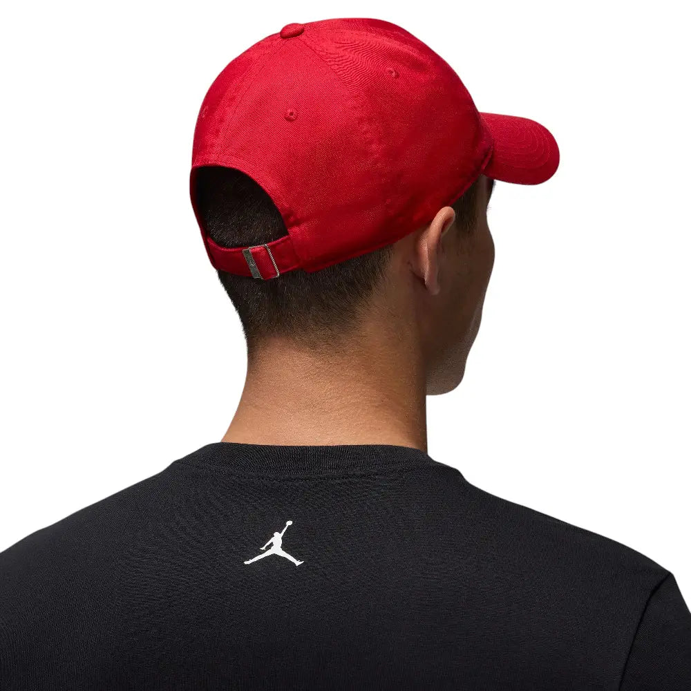 Club Unstructured Curved-Bill Hat Red