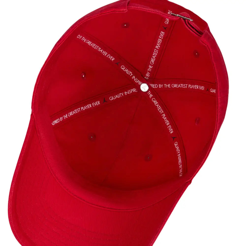 Club Unstructured Curved-Bill Hat Red