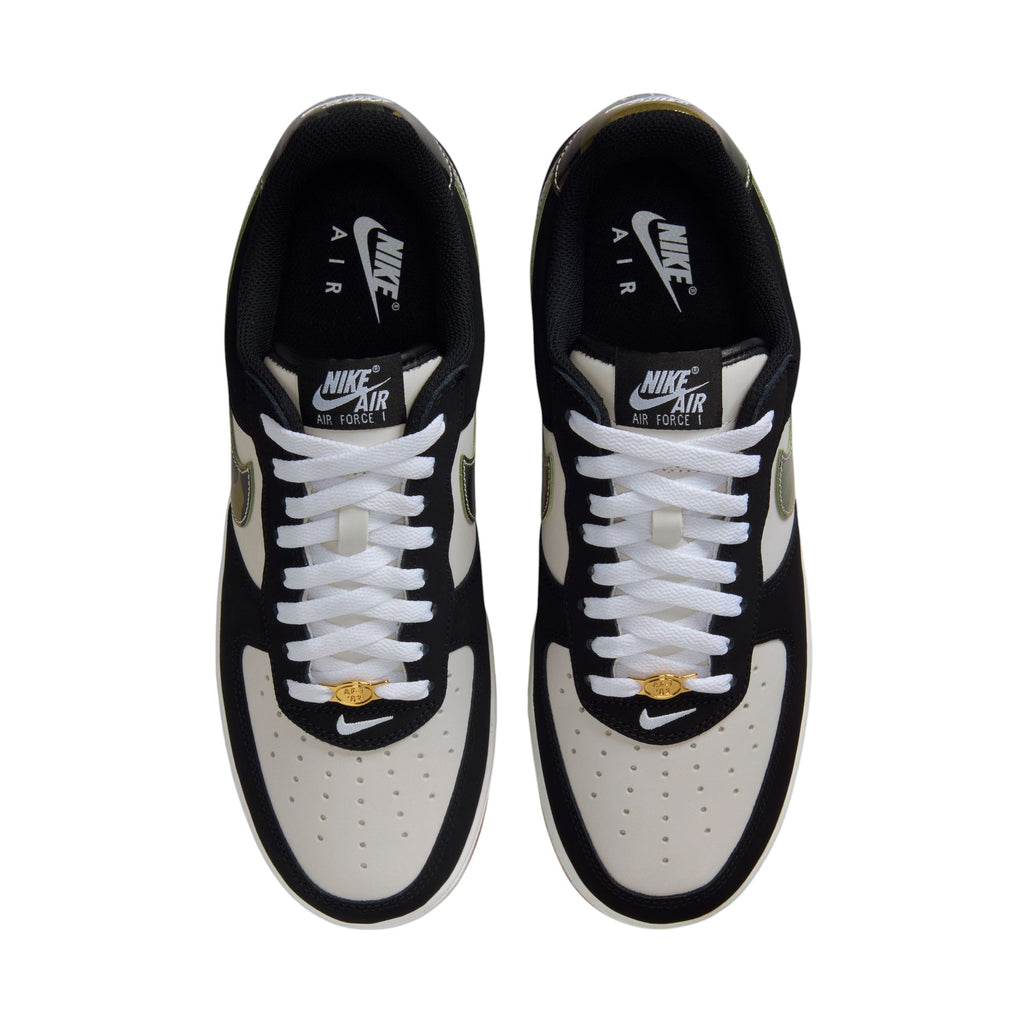 Air Force 1 Low '07 Lv8 Black Patent Camo Swoosh