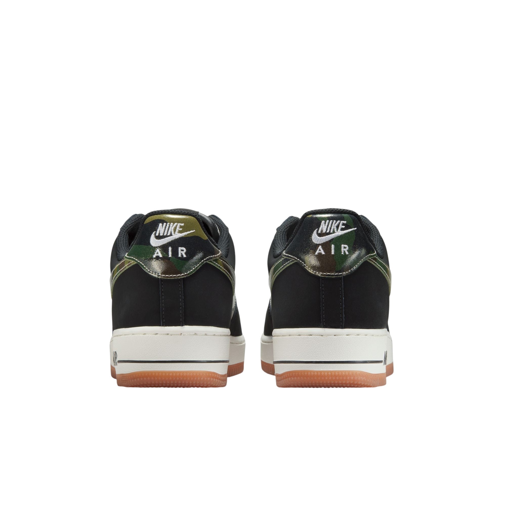 Air Force 1 Low '07 Lv8 Black Patent Camo Swoosh