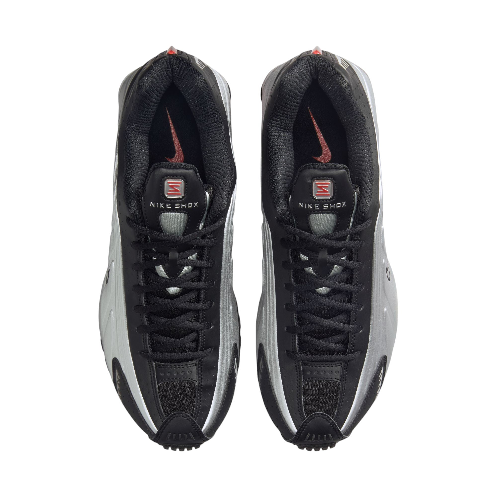 Shox R4 Black & Metallic Silver