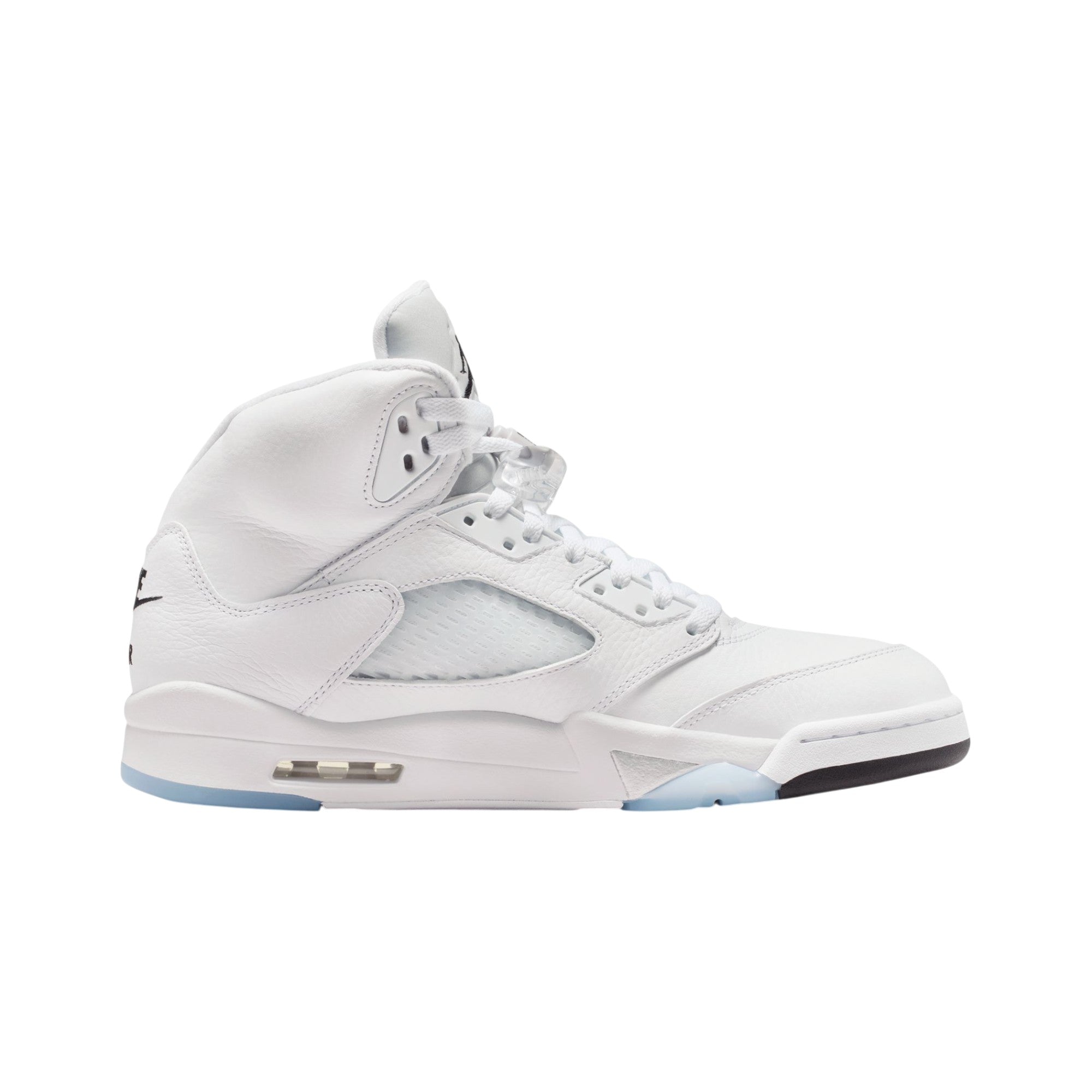 Air Jordan 5 Retro OG White Metallic Basketball Sneakers White