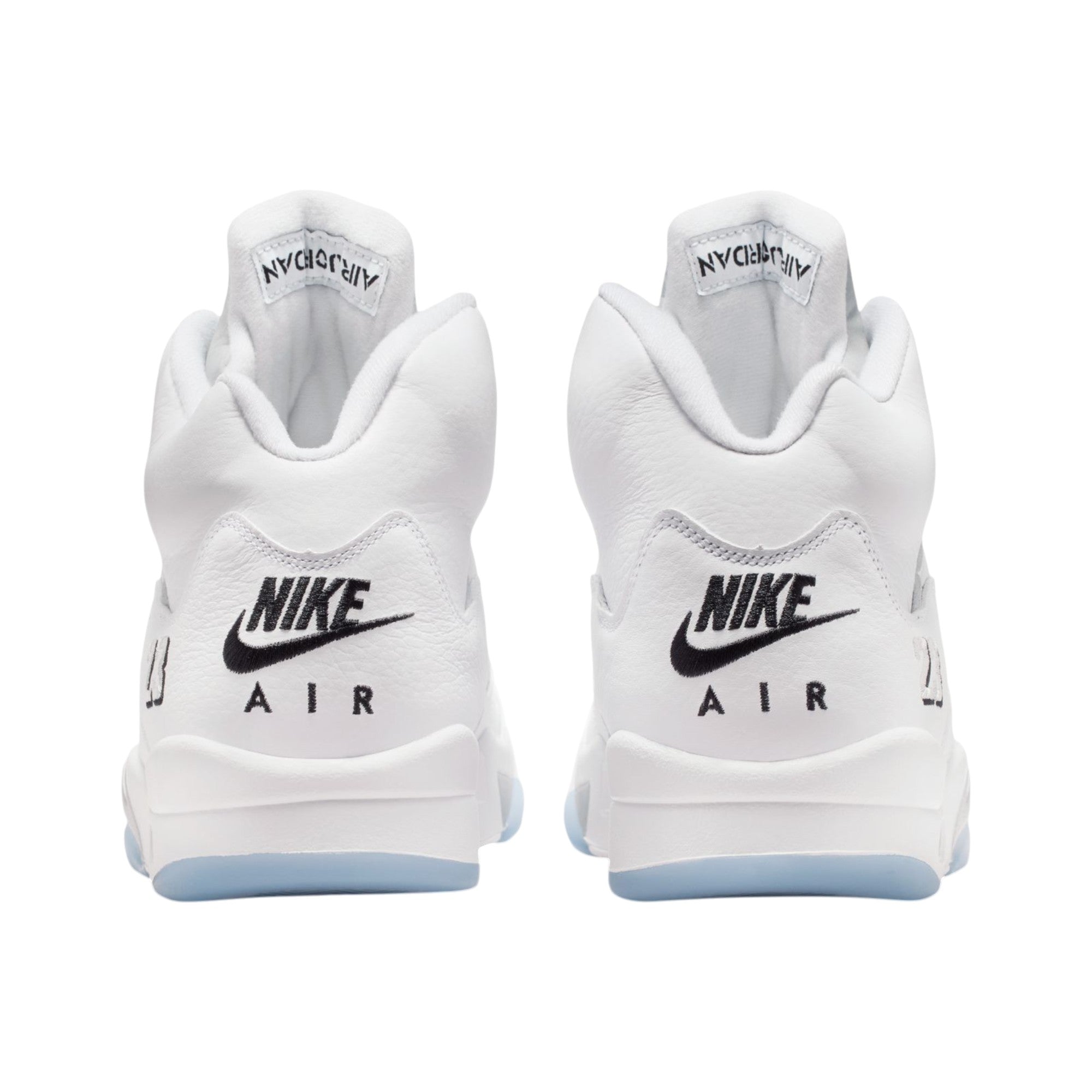 Air Jordan 5 Retro OG White Metallic Basketball Sneakers White