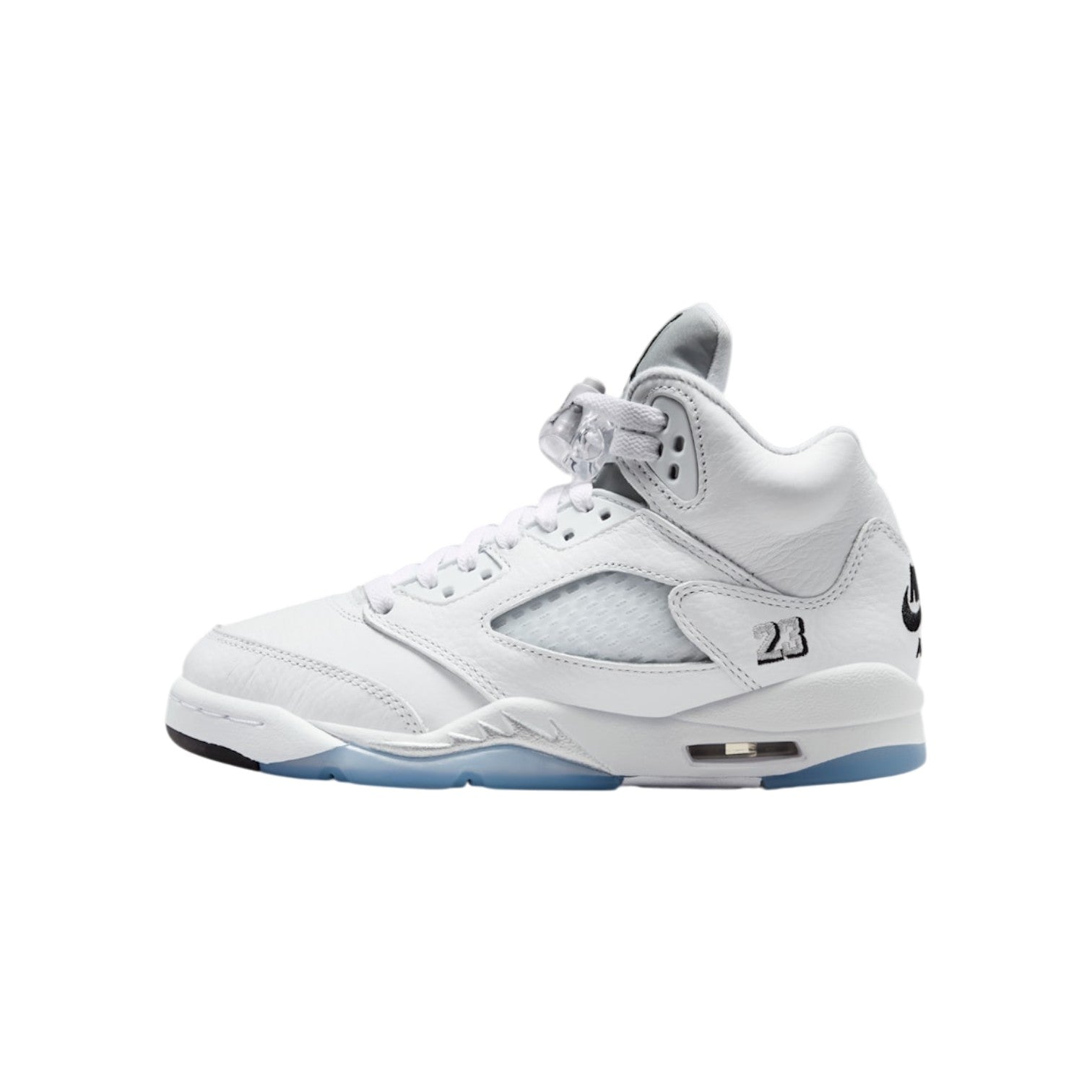 Air Jordan 5 Retro OG White Metallic Sneakers GS