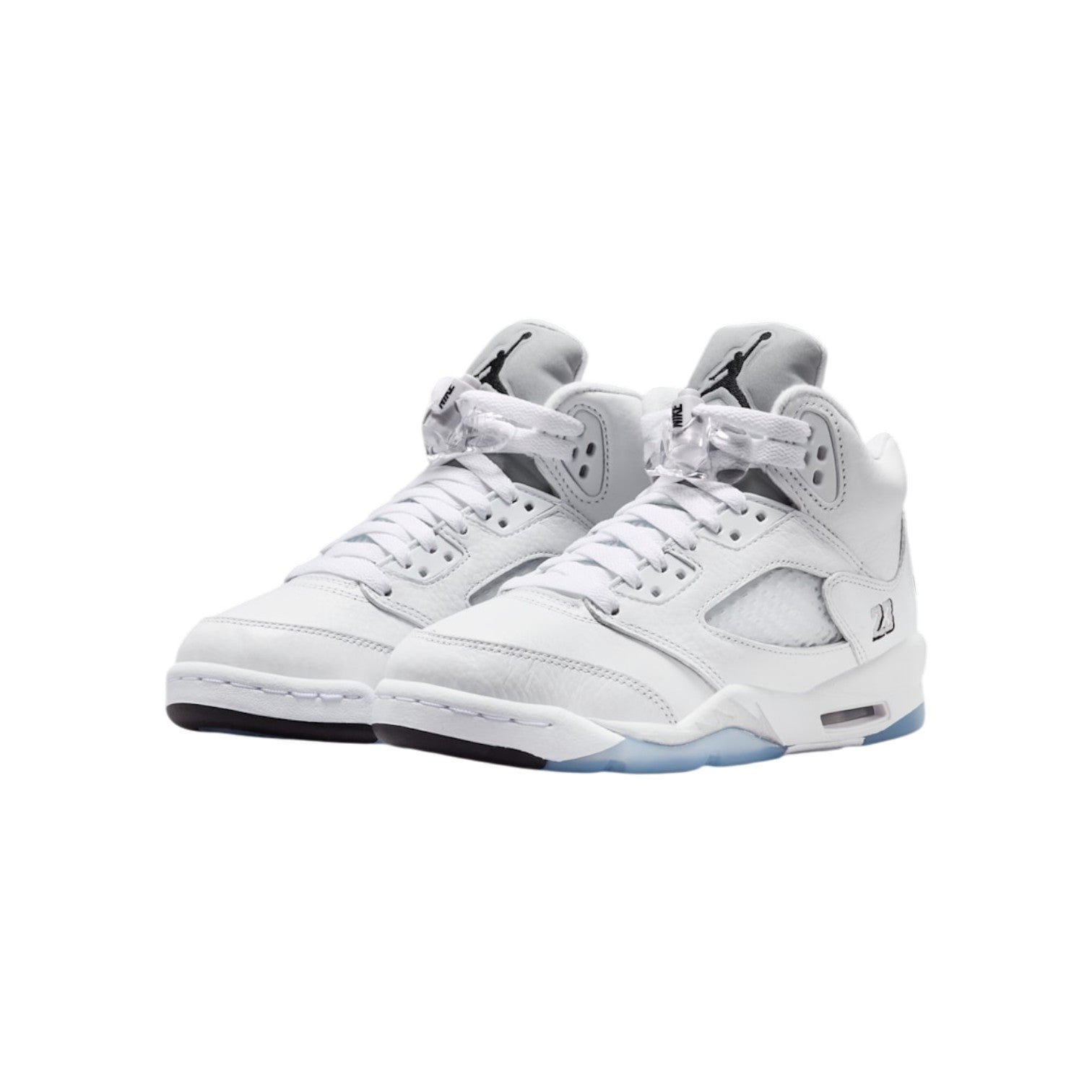 Air Jordan 5 Retro OG White Metallic Sneakers GS