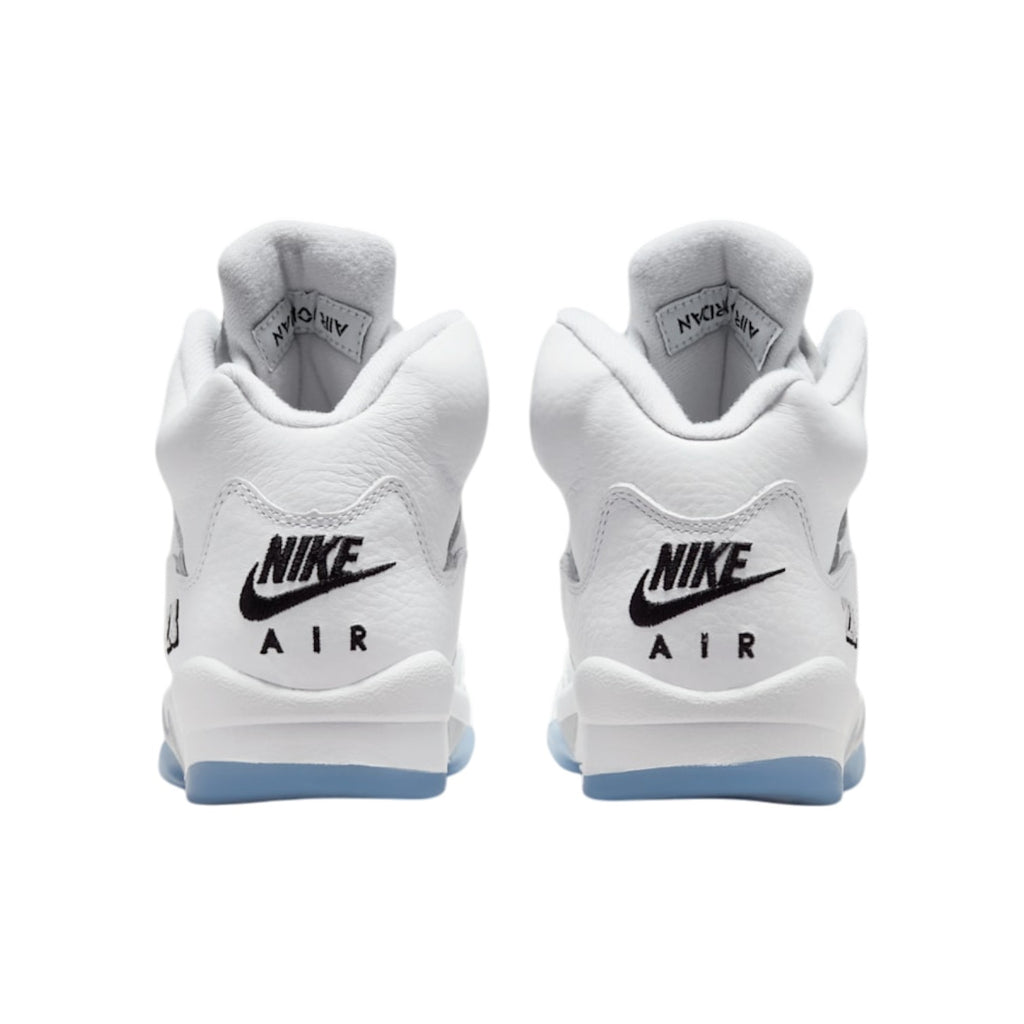 Air Jordan 5 Retro OG White Metallic Sneakers GS