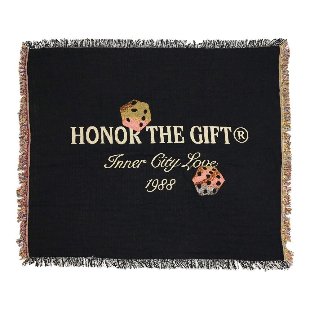 Htg® Logo Throw  Blanket