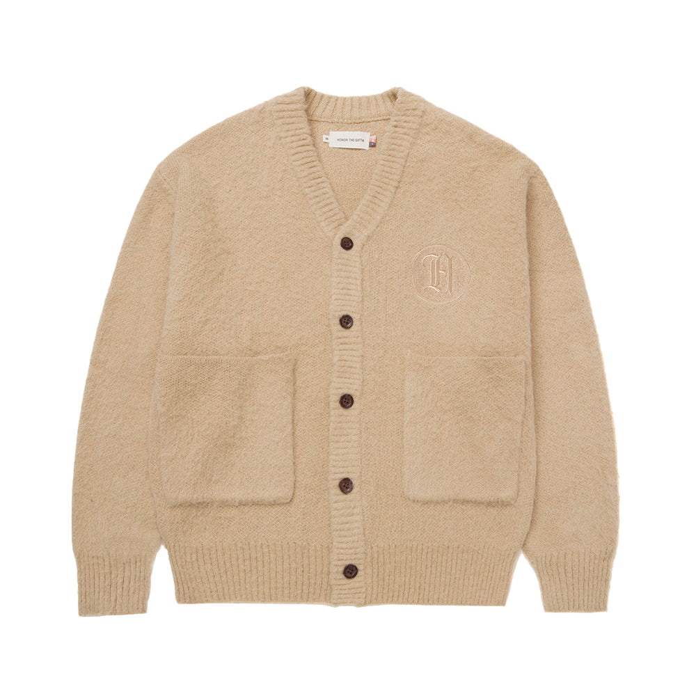 Stamped Patch Cardigan