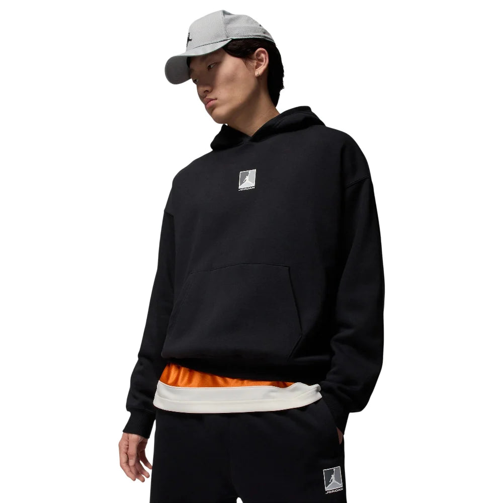 Brooklyn Fleece Graphic Pullover Hoodie Black