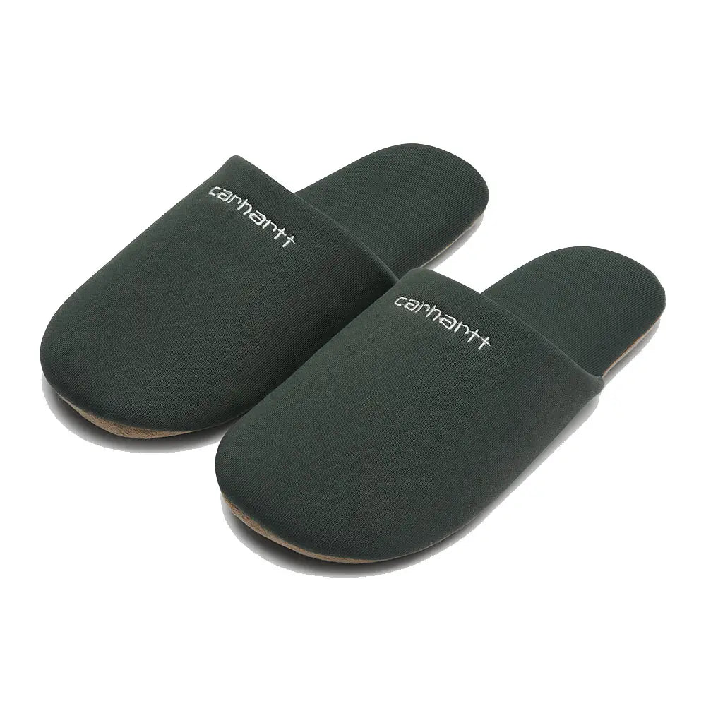 Script Embroidery Slippers