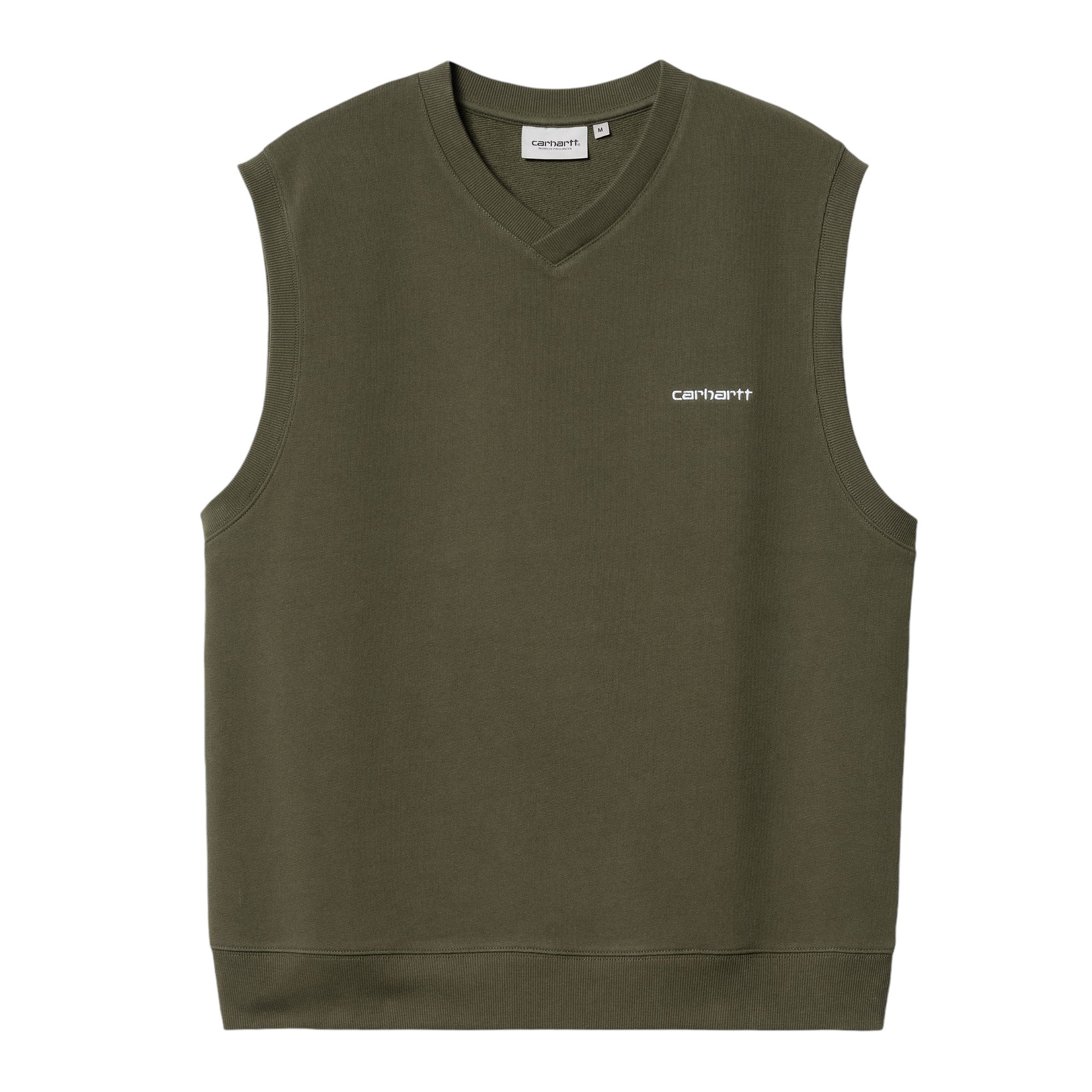 Script Vneck Vest Sweat