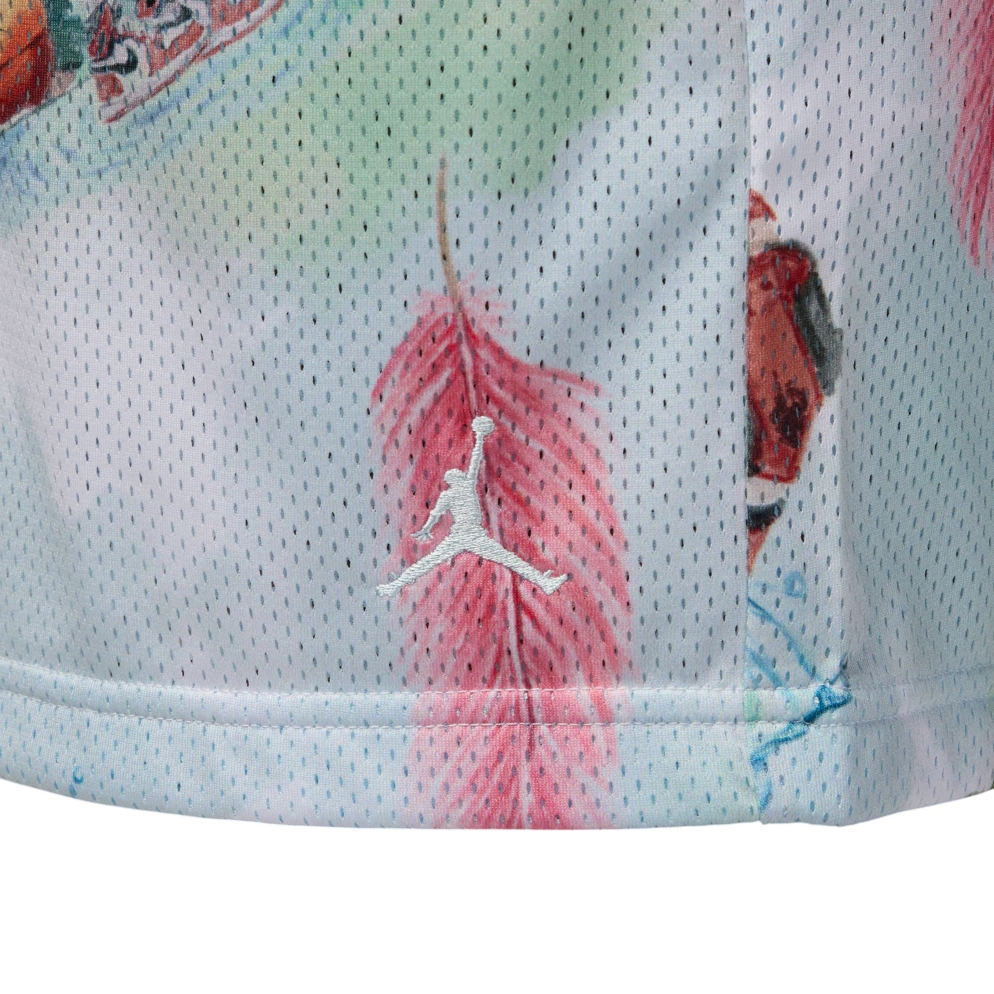 Essentials Printed Mesh Shorts Glacier Blue