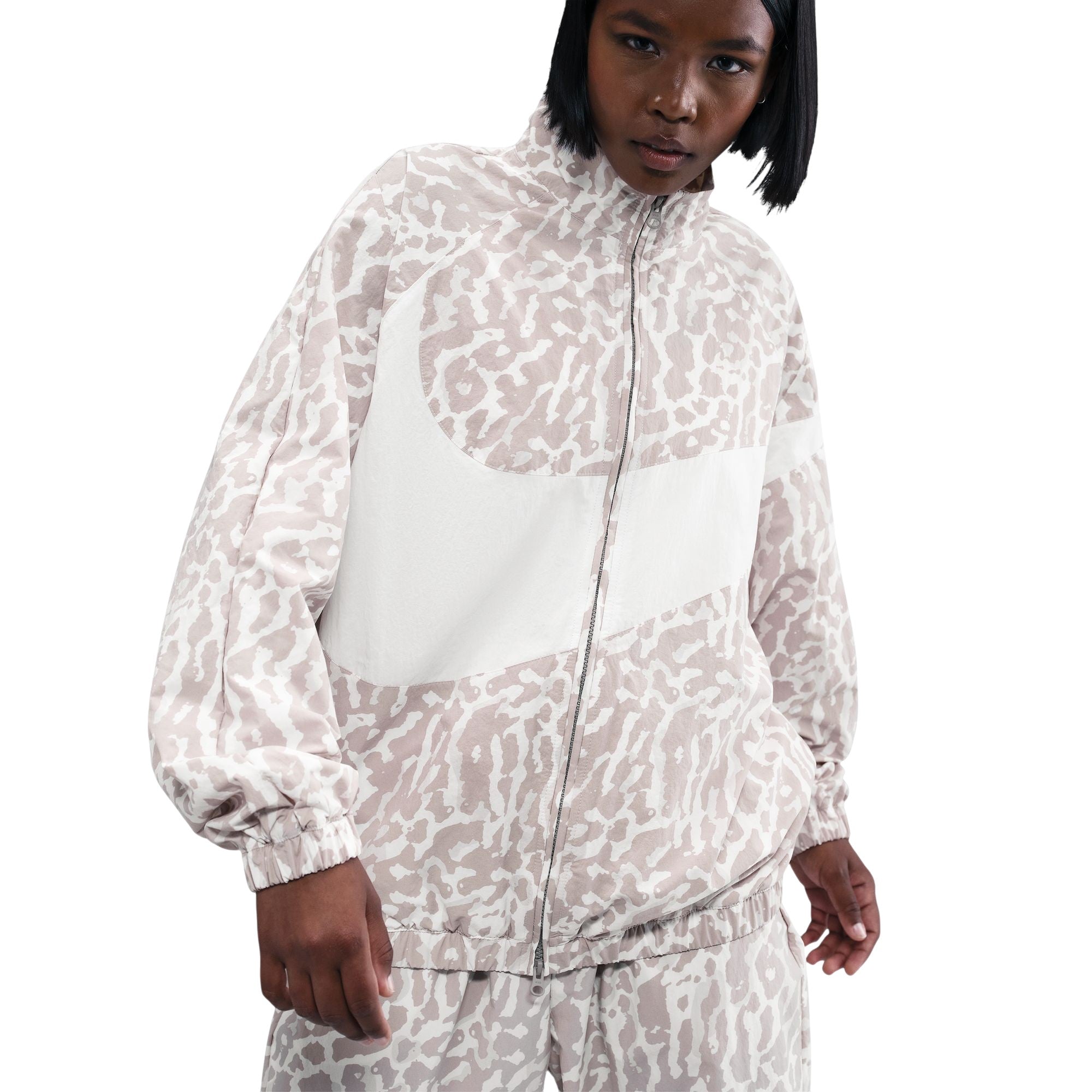 Sportswear Woven Printed Jacket – Black Box