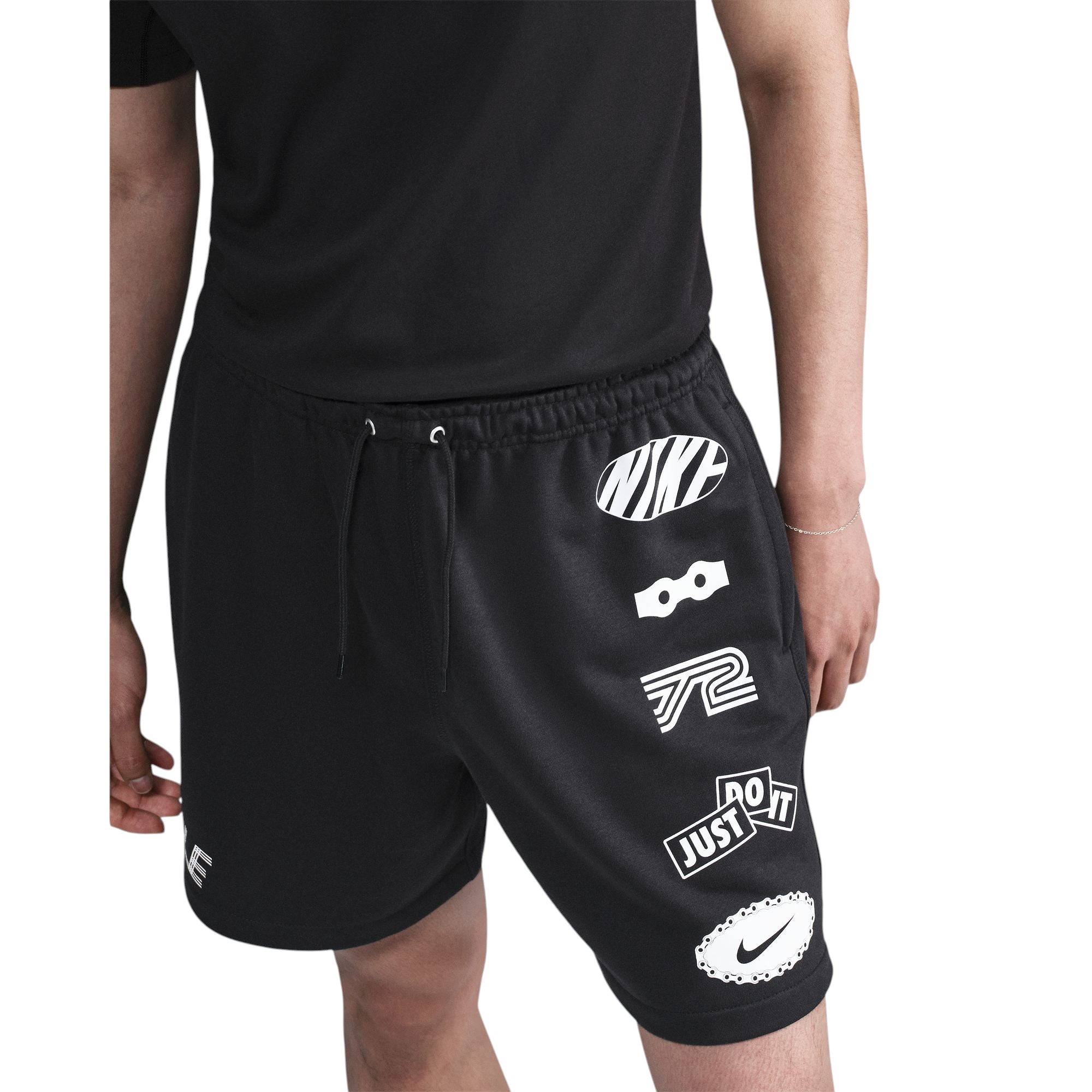 Club French Terry Flow Cycle Short Black