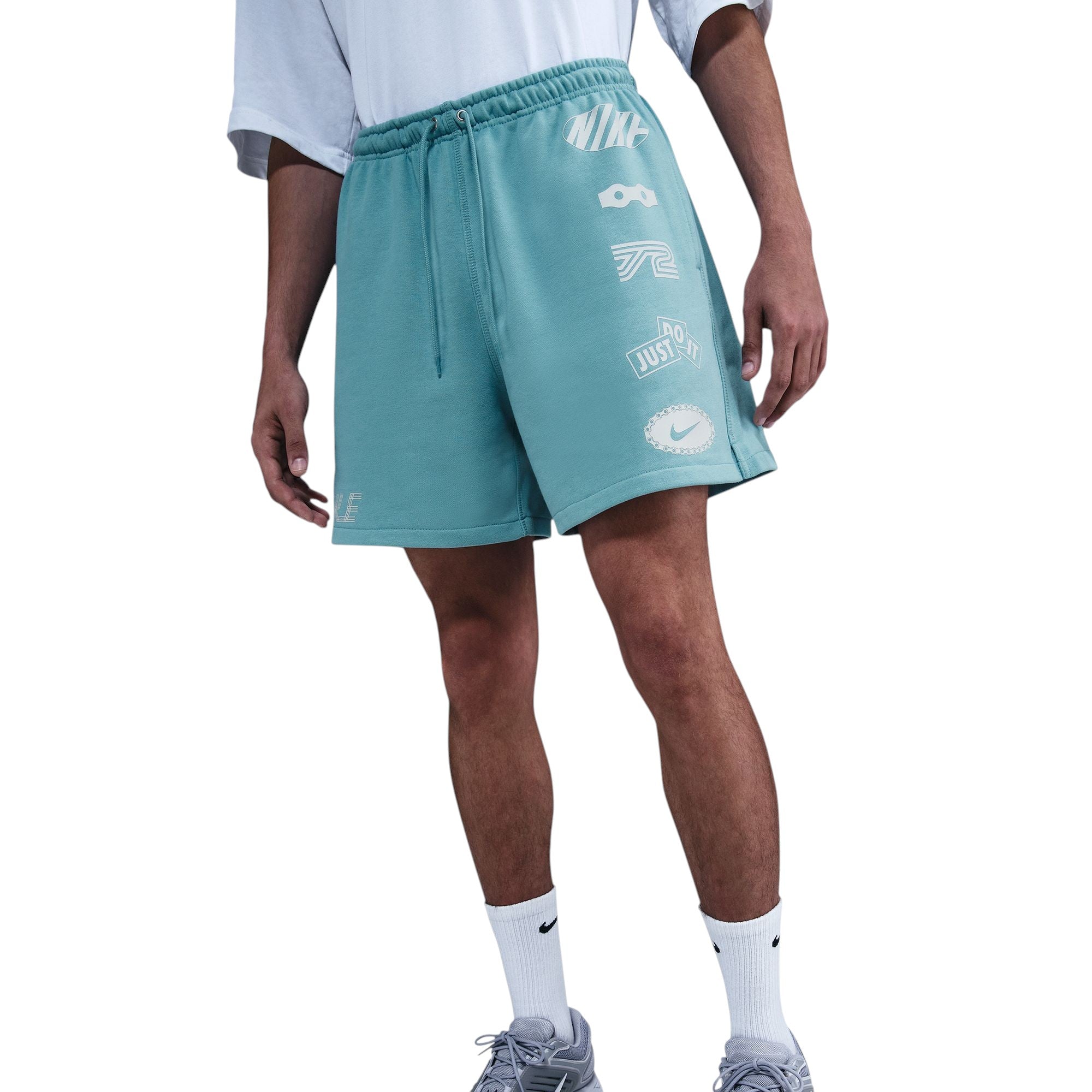 Club French Terry Flow Cycle Short Light Blue