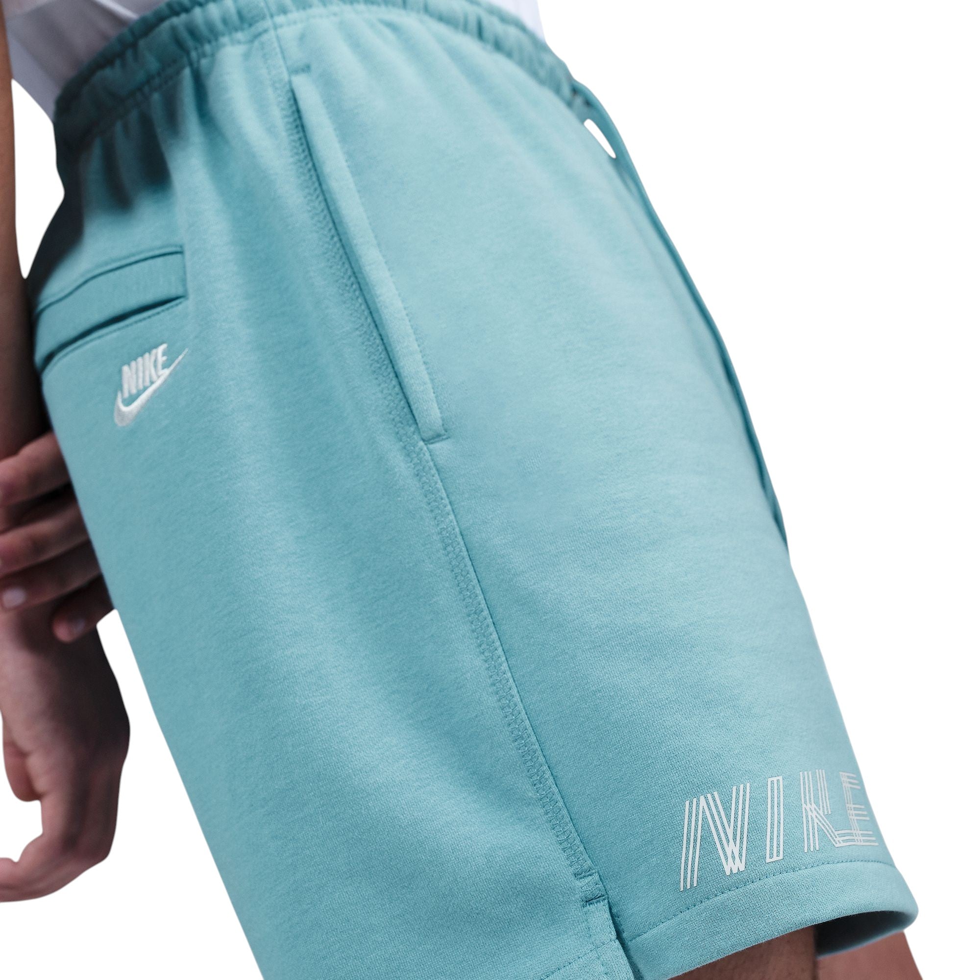 Club French Terry Flow Cycle Short Light Blue